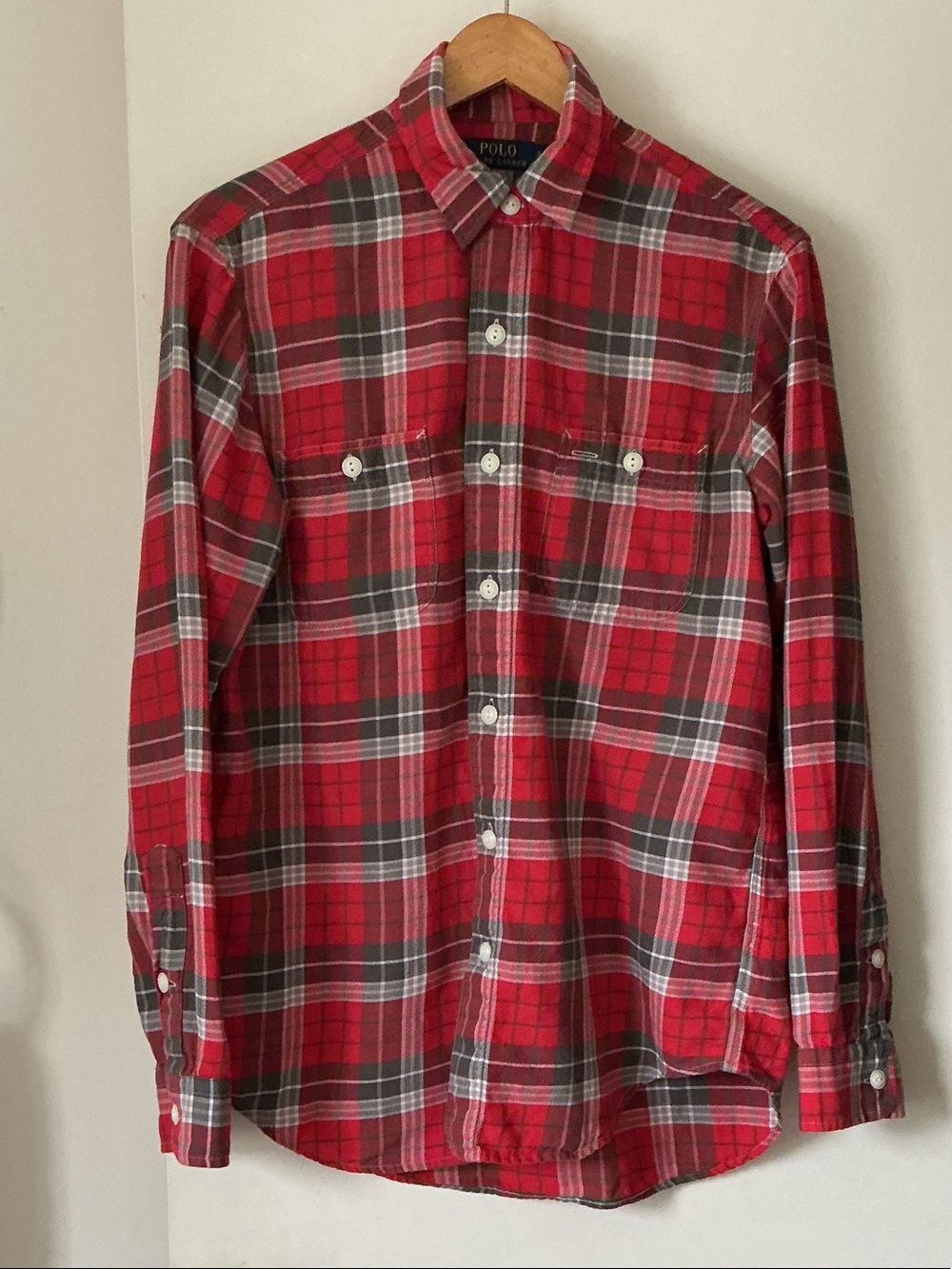 Polo by Ralph Lauren Red Plaid Button-Down Shirt